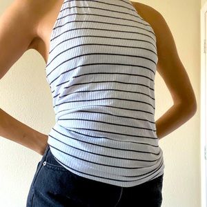 Long halter shirt